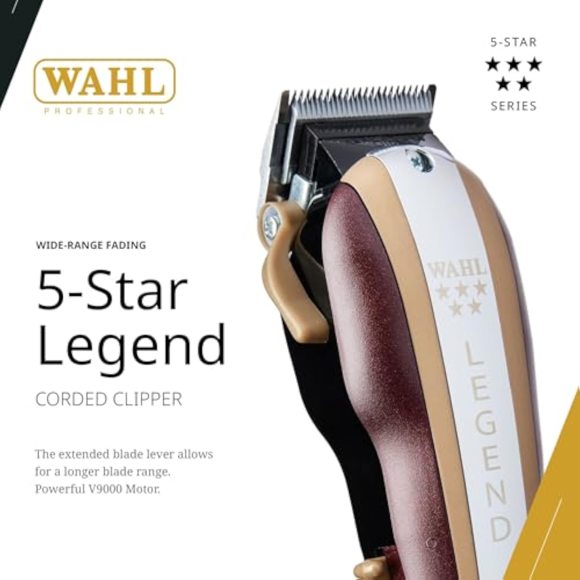 Male WA 8147 5 Star Legend Clipping Tool Hair Clipper, Multicolor